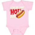 thumbnail image 3 of Inktastic You're One Hot Dog White Boys or Girls Baby Bodysuit, 3 of 5