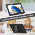 thumbnail image 5 of XYX Case for Samsung Galaxy Tab A8 10.5 inch (SM-X200/SM-X205), Dual Layer Slim Heavy Shockproof Rugged Protective Cover Case with Kickstand (Black), 5 of 7