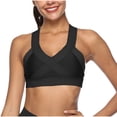 thumbnail image 1 of Yuyuzo Sports Bras for Women High Support Seamless Wireless Racerback Running Comfy Active Crop Tank Tops, 1 of 7