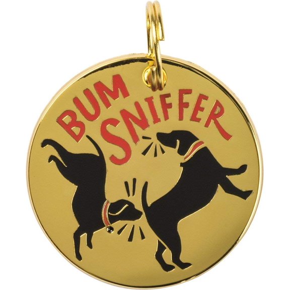 Metal Pet Charm " BUM SNIFFER "