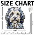 thumbnail image 4 of 89Bloom Tibetan Terrier Stained Glass Hologram Ornament, Dog Stained Glass Suncatcher Ornaments Home Decor, Dog Holographic Ornaments, 4 of 7
