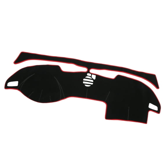 Unique Bargains Car Center Console Dashboard Cover Mat for Buick Regal 2011-2016 Protective Polyester Black Red