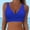 Blue, variant on GZWYHT Tankini Tops for Women Bathing Suit for Women Women Swimwear Tops Underwire Full Coverage Bikini Top Up Swim Crop Top Tie Back Bathing Suit Tops Womens Swimsuits Womens Bathing Suits AG L