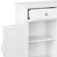 thumbnail image 4 of Connaught Armoire de Rangement d'Entrée Traditionnelle en Bois Massif de 40 Pouces de Large, Blanc, 4 of 7