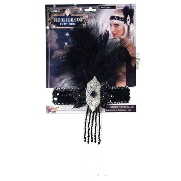 Morris Costumes Flapper Deluxe Adult Headband Costume