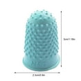 thumbnail image 2 of fastboy Fingertips Covers Anti-fingerprint Protector Heat Resistant Anti-skid Set Gloves Elastic Sleeve Reading Money Counting Green L, 2 of 7