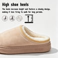 thumbnail image 5 of CHICVOMEY Fuzzy Slippers Women Slip on Indoor Cozy Memory Foam House Shoes Open Toe House Slippers Lightweight Fluffy Slippers, 5 of 9