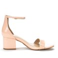 thumbnail image 2 of BURUDANI Women's Fashion Low Chunky Heel Sandals Open Toe Ankle Strap Dress Heel Shoes Blush/Pat Size 9.5, 2 of 3
