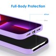 thumbnail image 3 of JETech Silicone Case Compatible with iPhone 13 Pro Max 6.7-Inch, Silky-Soft Touch Full-Body Protective Phone Case, Shockproof Cover with Microfiber Lining (Light Purple), 3 of 7