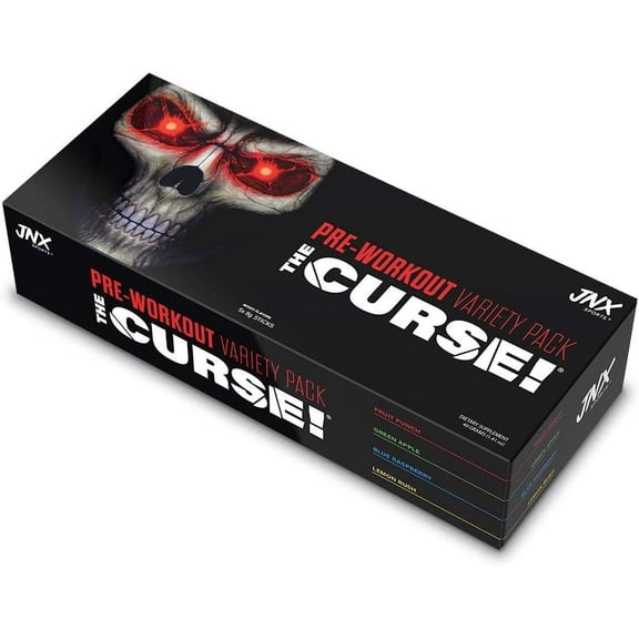 JNX Sports® The Curse! Pre-Workout Variety Pack 5 Single Servings