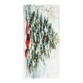 thumbnail image 3 of Ryvnso Christmas Tree Snow Winter Oversized Beach Towel Microfiber Bath Blankets Swimming Fitness 37" x 74", 3 of 5