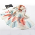 thumbnail image 4 of Seductiva Silk Scarves Scarfs for Women Lightweight Print Floral Pattern Scarf Shawl Fashion Scarves Sunscreen Shawls and Wraps for Spring Sheer Chiffon Women, 4 of 4