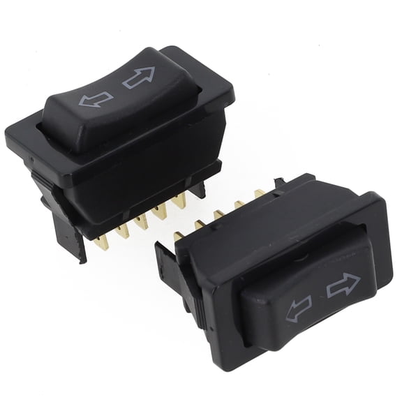 2pcs Auto Car Power Window Switch Universal 12V 20A 2 Way Momentary Electric Aerial Up Down Rocker Replacement Car Accessory