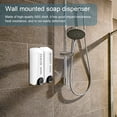 thumbnail image 2 of Dispensador de champú para baño y ducha, 350ML, montaje en pared, recargable, para baño y baño Hugtrwg  Para estrenar, 2 of 6