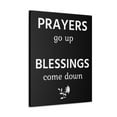 thumbnail image 2 of Inspirational Wall Art Prayers Go Up Blessings Come Down Motivation Wall Decor for Home Office Gym Inspiring Success Quote Print Ready to Hang Unframed, 2 of 18