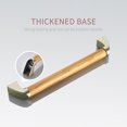thumbnail image 4 of Bathroom Grab Bar Toilet Shower Bathtub Handicap Support Balance Grab Bar Zinc alloy Pine Wood Non-slip Rubber Safety Rail, 4 of 8
