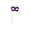 Hand‑Held Mask-G, variant on Mardi Gras Mask, Venetian Masquerade Mask On Stick, Half Face Hand‑Held Costume Mask for Halloween Party, Carnival, Mardi Gras, Prom, Photo Booth, Fancy Dress Cosplay Accessory for Evening Events