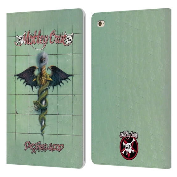 Head Case Designs Officially Licensed Motley Crue Albums Dr. Feelgood Leather Book Wallet Case Cover Compatible with Apple iPad mini 4