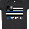 thumbnail image 3 of Inktastic Police Uncle Law Enforcement Flag Boys or Girls Baby Bodysuit, 3 of 4
