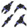 thumbnail image 4 of Unique Bargains 10mm OD PU Tuyau d'Air Kit 10 Mètres Noir avec 8 Raccords Pcs, 4 of 5