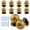 10pcs A Antique Cabinet Knobs, variant on Wekvgz 6pcs Antique Brass zinc Alloy Solid Cabinet Knobs,Vintage Brass Single Hole Drawer Square knob Handles for Cabinets and Dresser Drawers Rustic