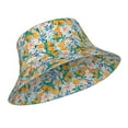 thumbnail image 2 of Disketp Colorful Fruits Print Reflective Bucket Hat Beach Hat Summer Travel Sun Hats Fisherman Cap, 2 of 8