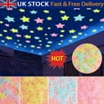 thumbnail image 5 of 100 Pcs 3D Wall Glow In The Dark Stars Stickers Kids Room DIY Home Decor V3U8, 5 of 9