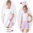thumbnail image 4 of Hbhpov Girl’s Solid Color Biking Shorts Boyshort Panties for Toddlers 6 Pack, Size 2-14, 4 of 7