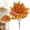 H, variant on Artificial Flowers,Artificial Maple Leaves Branches 21.6in Fall Leaves Stems Plants Outdoor Greenery For Home Kitchen Farmhouse Thanksgiving Table Centerpiece Fireplace Halloween Décor Orange