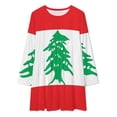 thumbnail image 3 of Lebanese Flag of Lebanon Long Sleeved Dress dresses women summer Dresses, 3 of 4