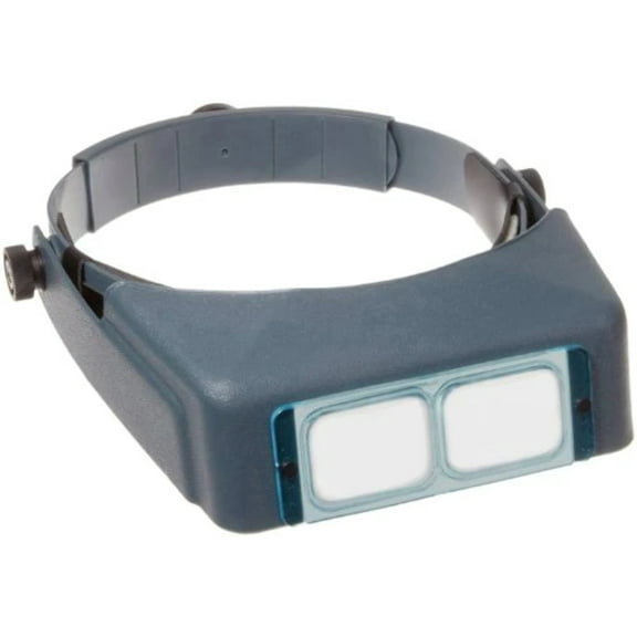 Donegan DA-2 OptiVISOR Headband Magnifier, 1.5X Magnification Glass Lens Plate, 20 Focal Length