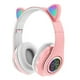 thumbnail image 1 of FLhrweasw Lindos para Juegos Con Oreja Gato Baja Latencia Compatibles Con para (rosa), 1 of 8