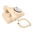 thumbnail image 1 of Retro Rotating Phone, Vintage Landline Telephone with Mechanical Ringer Speaker and  Function for Home Office Hotel, 1 of 7