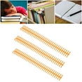 thumbnail image 3 of 12mm Plastic Binding Spine, 85 Sheet Capacity, 10 Pack, 34 Hole Design, Reusable Lightweight Rings, Glossy Surface, Practical Office School Home Use, Detachable Split for Easy, 3 of 7