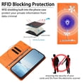 thumbnail image 3 of Tianyeda for XiaoMi RedMi Note 15 PRO 5G Case for Samsung Galaxy S26Ultra Wallet case Phone Cover with RFID Blocking Credit Card Holder Flip Book For Women Orange, 3 of 5
