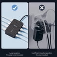 thumbnail image 3 of JOUALY 21-in-1 Power Strip with Digital Clock, Surge Protector with 16 Wide Spaced AC Outlets & 5 USB Ports(3A2C), Flat Plug 5FT Cord, FCC Certified USB Charging Station for Home Office Dorm, black, 3 of 6