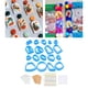thumbnail image 4 of Manualidad para cortar pendientes con tarjetas, ganchos y anillos de salto para hornear. Azul 118 piezas, 4 of 8
