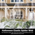thumbnail image 5 of Spooky Spider Web, Halloween Spider Web Decoration with Fake Spiders, Super Stretchy Cobwebs Spider Webs, Halloween Decorations for Courtyard, Lawn,Porch, Haunted House, 5 of 9