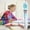 Blue, variant on HOARBOEG 10-Color Push-Type Christmas Ballpoint Pen Set 10-In-1 Retractable Ball Pen Multifunction Markers (0.67in) for Office Party, Butterfly Design