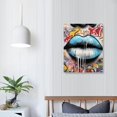thumbnail image 3 of ARISTURING Graffiti Wall Art Couples Kiss Poster Love Decor Holding Hands Wall Art Graffiti Poster Street Art Colorful Canvas Wall Art Pop Art Canvas for Couples Bedroom Wall Decor 16x20 inch, 3 of 4
