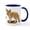 White/Navy Inside, variant on CafePress - Fennec Fox Mug - 11 oz Ceramic Mug - Novelty Coffee Tea Cup