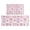 Pioneer Flower Floral-2, variant on Pioneer Flower Floral Print Pattern Kitchen Rugs Sets Of 2, Anti Fatigue Non Slip Washable Floor Mats for Kitchen Sink Laundry, 17X30 Inch 17X47 Inch