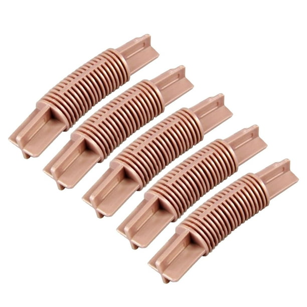 Pack Of 5Pcs Corner Bay Window Drapery Curtain Pole Rod Bend Joint