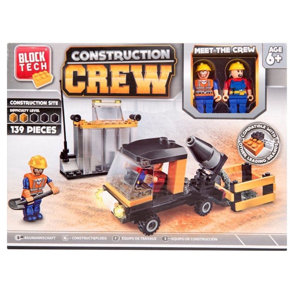 Block Tech Construction Crew Set Ages 6+ Years Walmart Canada