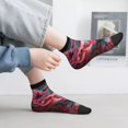 thumbnail image 4 of Salouo Psychedelic Hairless Cat Pattern Unisex Middle Tube Socks,Middle-Finger Knee High Socks Over The Calf Tube Stocking Crew Stockings for Women and Men Tube Socks, 4 of 8