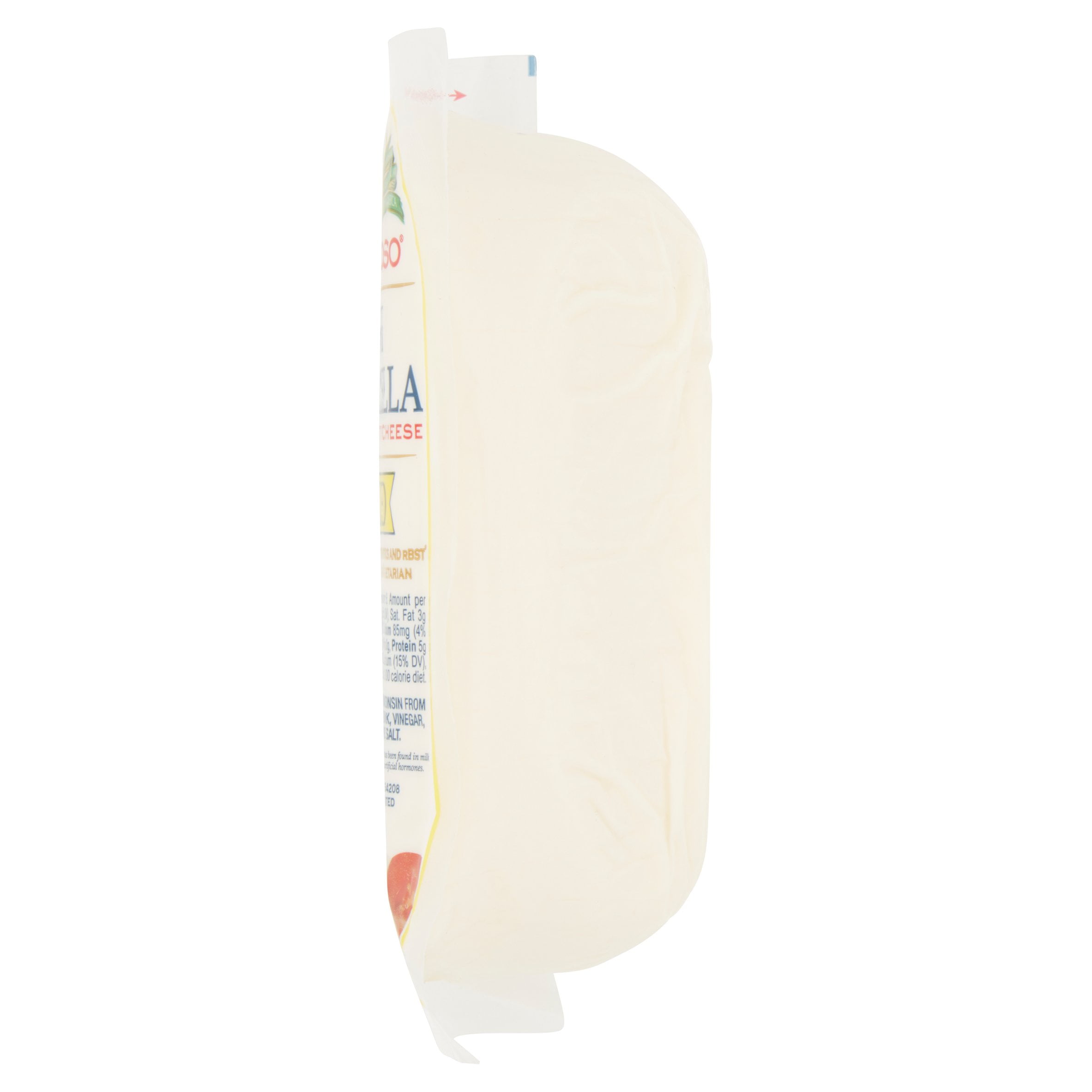 BelGioioso Fresh Mozzarella Log, Pre-Sliced Specialty Cheese, 16 oz Refrigerated Plastic Packet