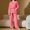 Watermelon Red, variant on Cardigan and Pants Pajamas Sets for Women 2PC Fleece Warm Winter Loungewear Casual Soft Oversized Sleepwear Comfy Homewear