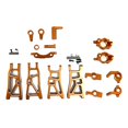 thumbnail image 1 of Asiento de rueda trasera de Metal Hugo ZD 9101 9102 1/10 Brazos oscilantes inferiores, 1 of 10