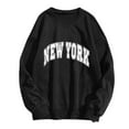 thumbnail image 1 of WEAIXIMIUNG Sweatshirts Mama pour Femmes Manches Longues Col Rond Imprimé Lettre Pull Sans Capuche Blouse Ajustée, 1 of 4