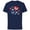 Navy, variant on Marvel Spider-Man Spidey Hearts Valentine's Day - Short Sleeve Cotton T-Shirt for Adults - Customized-Black